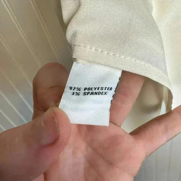 Diane Von Furstenberg Ivory Camisole Spaghetti Strap size 4 H45 - Picture 4 of 4